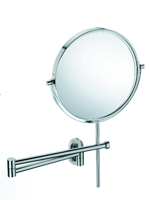 Lucido Spiegel met Wandbevestiging - Zilver - Kela