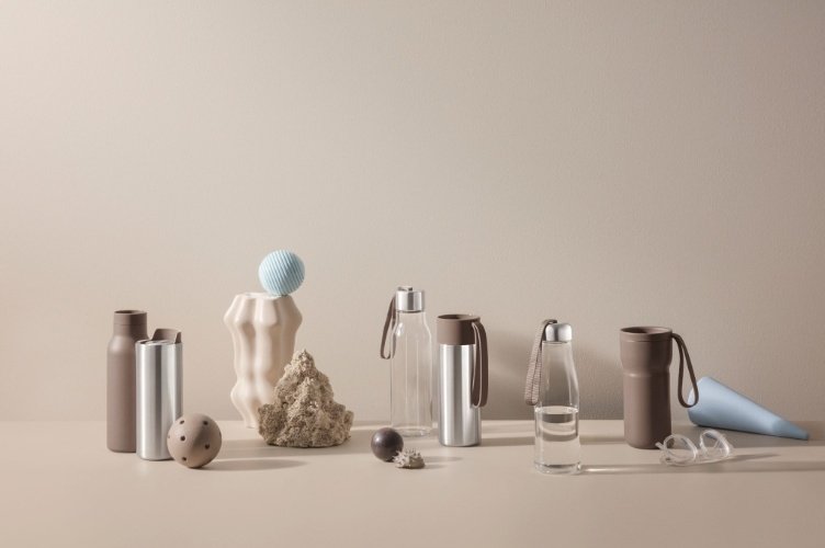 Drinkfles. 500 ml. Glas. Taupe - Eva Solo
