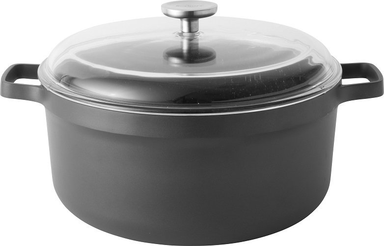Braadpan 28 cm incl. glazen deksel - Aluminium - BergHOFF | Gem