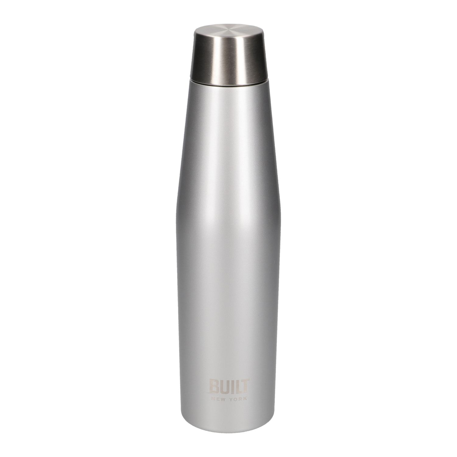 Dubbelwandige Thermosfles, 0.54 Liter, Zilver - BUILT New York | Perfect Seal 