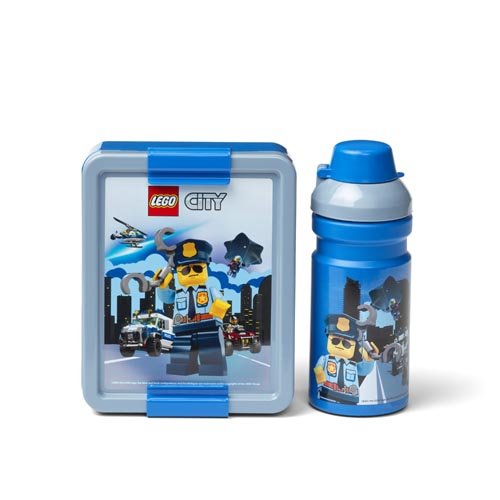 Lunchset Lego City, Blauw - Polypropyleen - LEGO