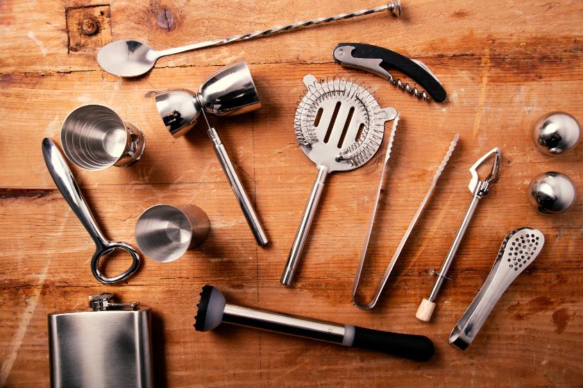 Dubbel Barmaatje, Jigger, RVS - BarCraft