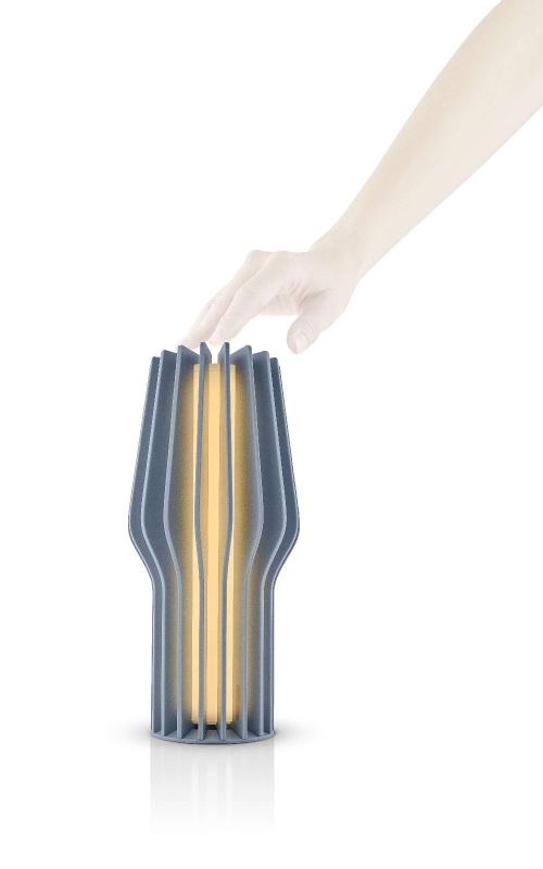 LED Lamp, Tafellamp, Blauw, 11 x 11 x 25 cm, Rubber, Kunststof -  Eva Solo | Radiant