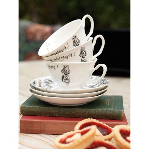 Kop en Schotel, Porselein, 0.21 L - V&A | Alice in Wonderland