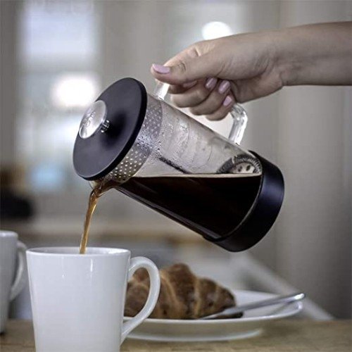 Core Cafetière voor 8 Kopjes, Zwart, Project Waterfall - Barista & Co