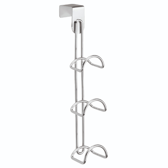 Handtashouder met Deurhaak, RVS, Zilver - iDesign | Classico
