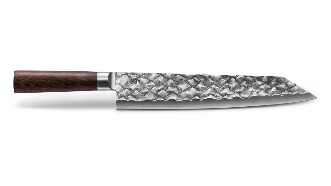 Kiritsuke mes, 25 cm, Duits staal, 3D bergpatroon | BARE Cookware