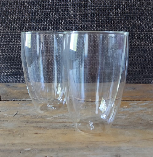 Glazenset, koffie, Latte & Cappuccino - Dubbelwandig - Set van 6 - Maxxo