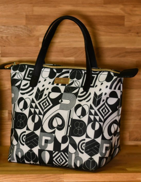 Lunch Koeltas, 5 L, Zwart/Wit - Beau & Elliot | Monochrome Lunch & Hydration