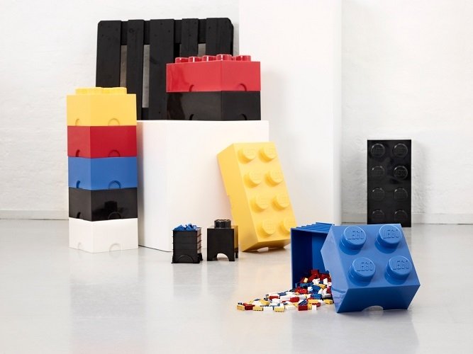 Opbergbox Brick 4, Rood - LEGO