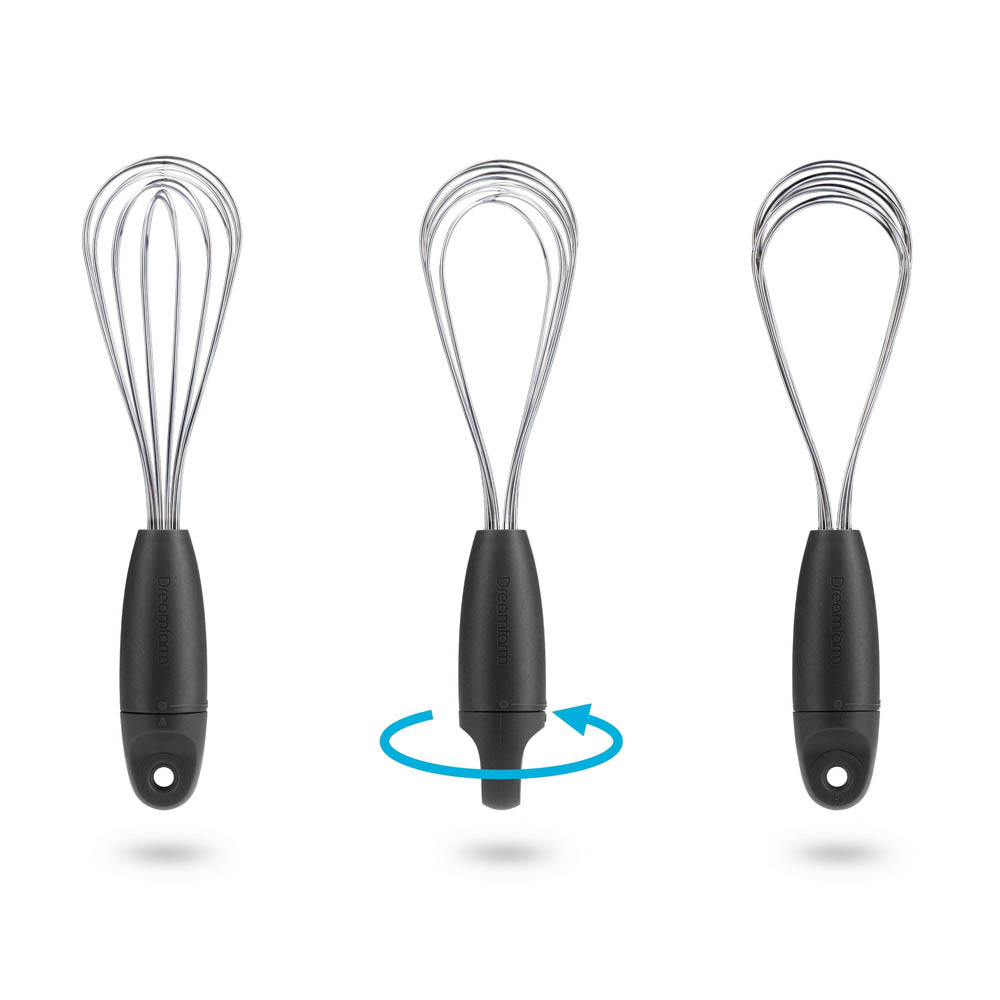 Garde Mini Flisk, 3-in-1, Zwart - 23cm - Opvouwbaar | Dreamfarm 