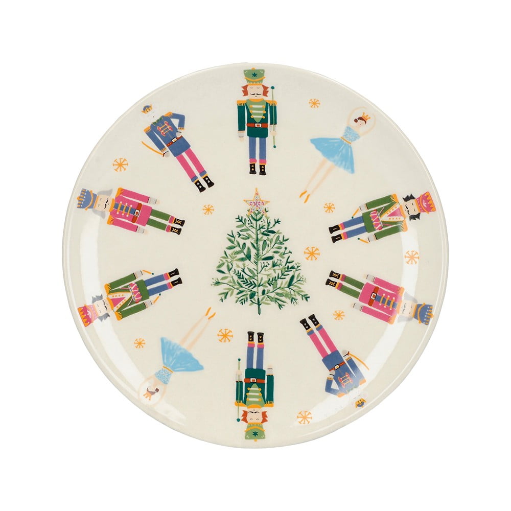 Gebaksbordje, 17 cm, Keramiek, Handgeschilderd, Soldaat - KitchenCraft | The Nutcracker Collection
