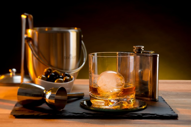 Dubbel Barmaatje, Jigger, RVS - BarCraft