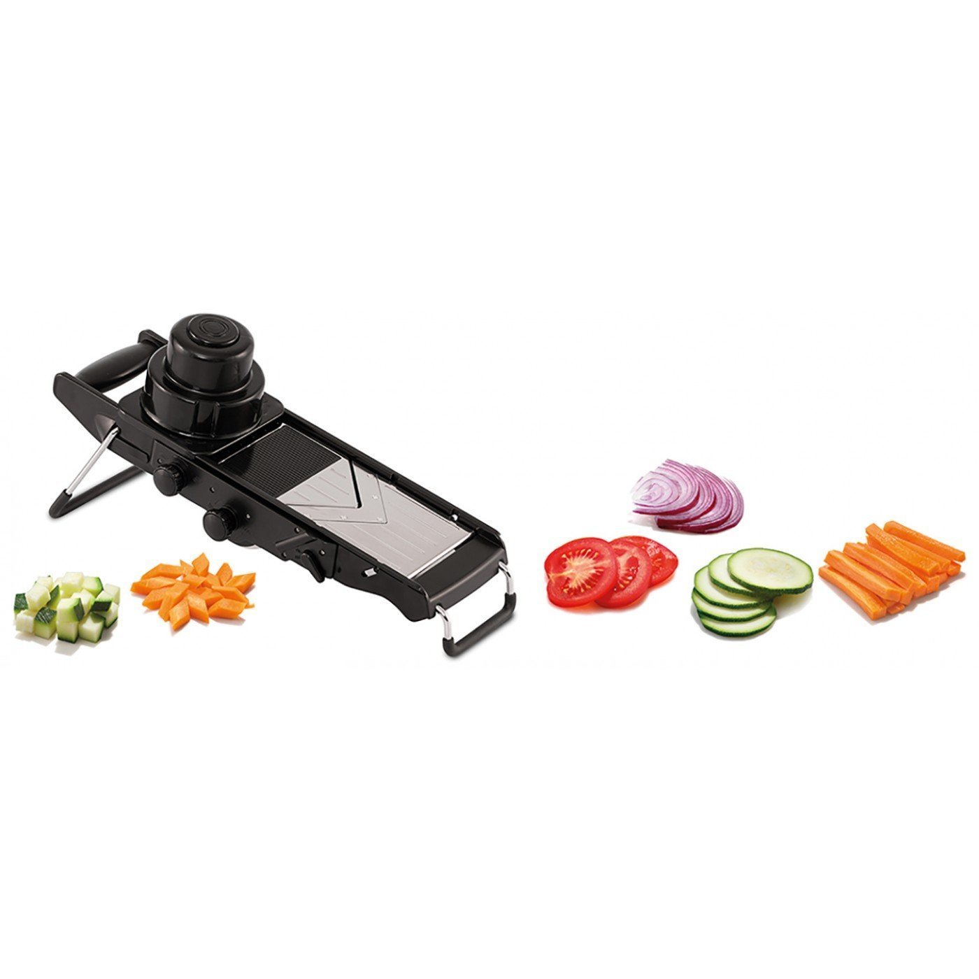 Mandoline, RVS/Zwart - Weis