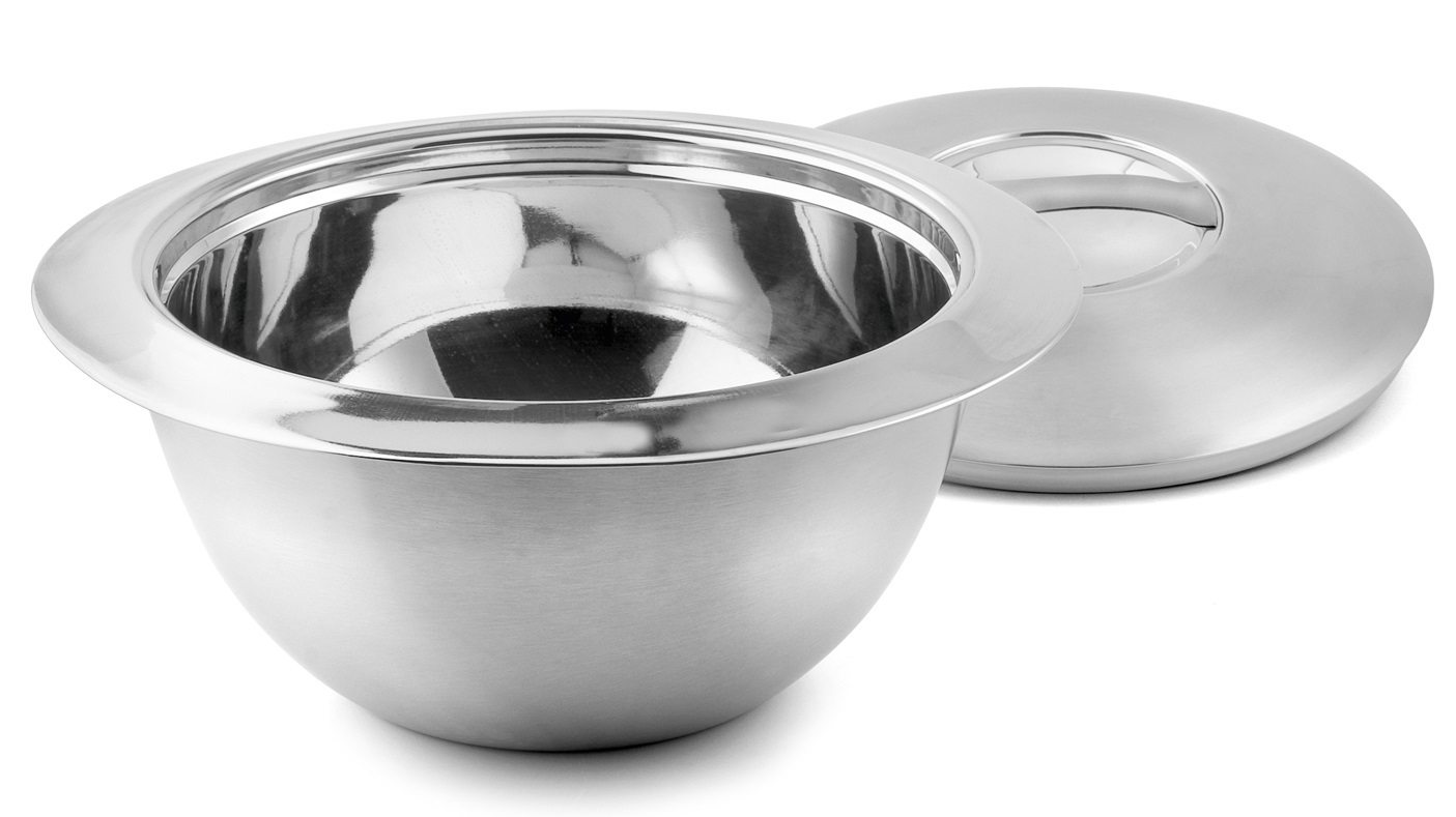 Thermo Schaal Met Deksel, Diameter 37 cm, Dubbelwandig, 7 liter – Weis