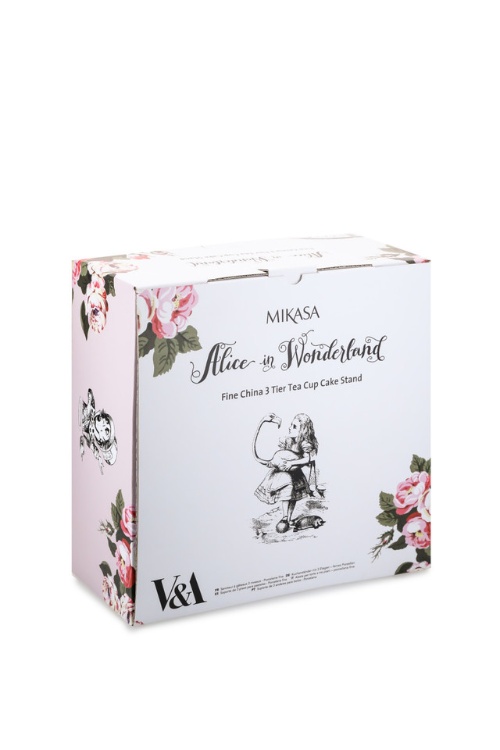 Mikasa x V&A Alice in Wonderland Fine China Tea Cup Cake Stand