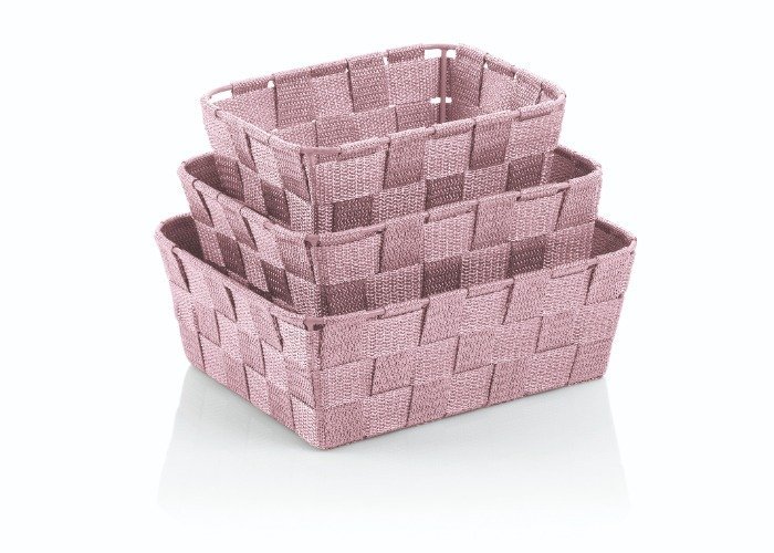 Mand Alvaro Set van 3 Stuks - Roze - Kela