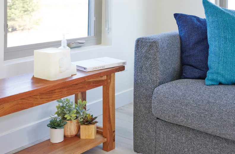 Tissuehouder met Opbergvakjes, Kunststof, Creme - iDesign | iD Clean