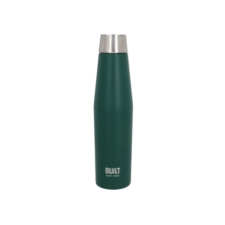 Dubbelwandige Apex Fles, 0.54 L, Donkergroen - BUILT New York | Perfect Seal 