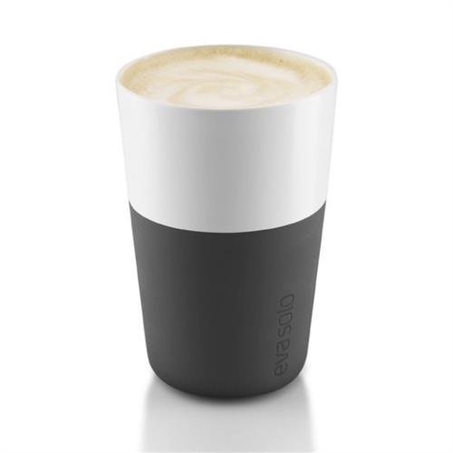 Latte macchiato mokken , set van 2 Carbon black - Eva Solo