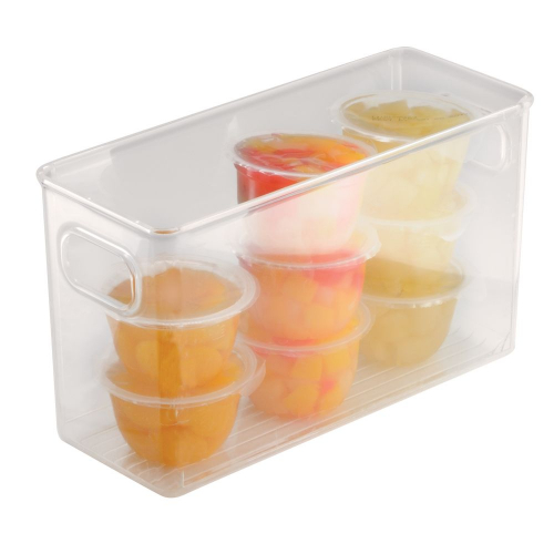 Opbergbox met Handvat, 25.4 x 9.9 x 15.5 cm, Kunststof, Transparant - iDesign | Linus