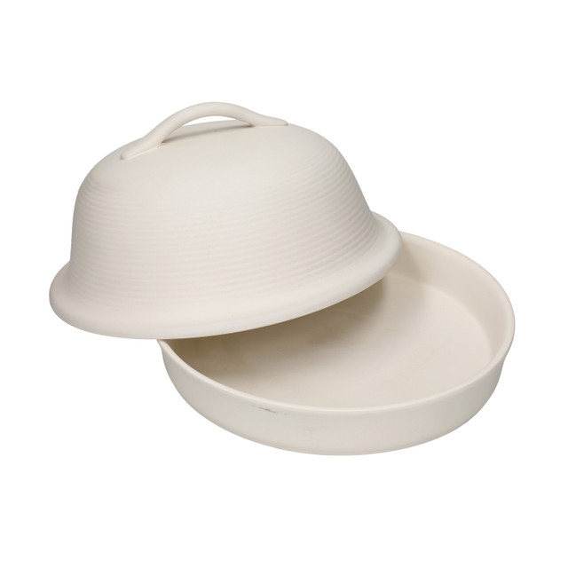 Home Made Stoneware Round Bread Baking Cloche