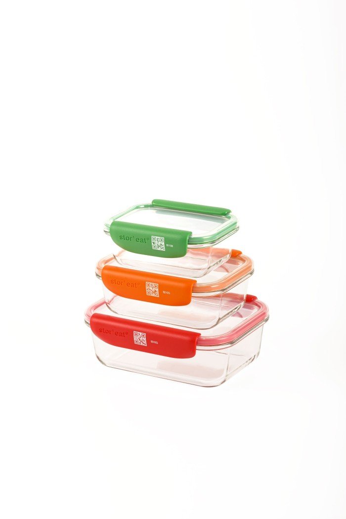 Glazen Vershouddozen - Set van 3 - Stor'eat - Mastrad