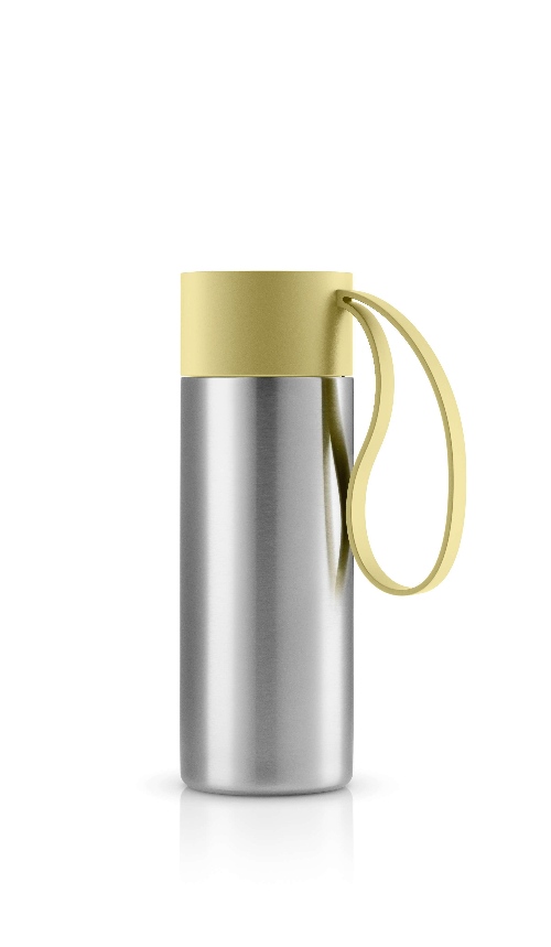 Thermosbeker To Go, 0.35 L, RVS, Kunststof, Siliconen, Champagnekleur - Eva Solo