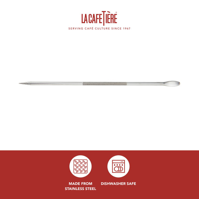 La Cafetiere Stainless Steel Coffee Art Needle, Carded