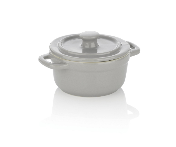 Oven Braadpan, Ø 14 cm, Keramiek, Grijs - Kela | Malin