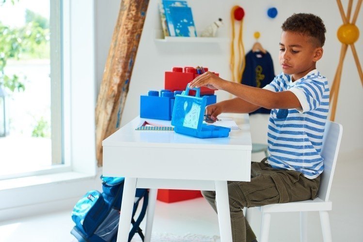 Sorteerkoffer To Go. Blauw - LEGO