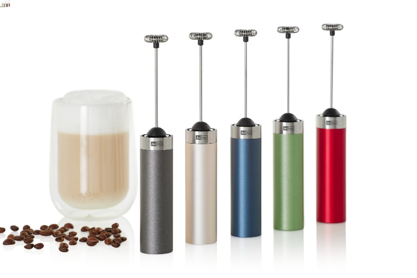 Melkopschuimer, Handmatig, Zwart - AdHoc | Rapid