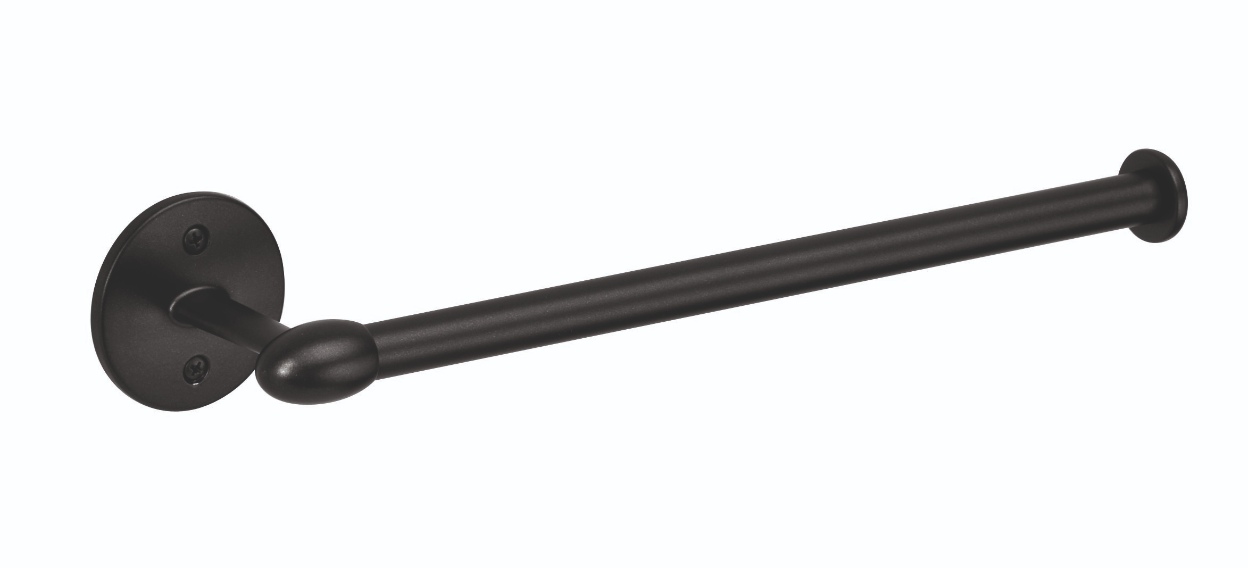 Keukenrolhouder, 35.6 cm, Hangend, RVS, Zwart - iDesign | Orbinni