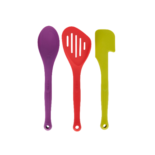 Keukengerei Set, Siliconen, 5 Delig, Gekleurd - ColourWorks | Brights