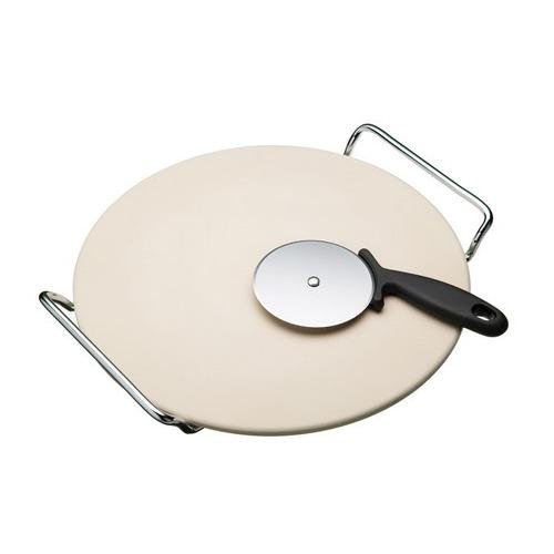 Pizza set - pizzasteen, mes en serveerrek - Italian Collection | Kitchen Craft