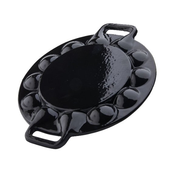 Poffertjespan, 25 cm, Gietijzer, Emaille - HKS Selection