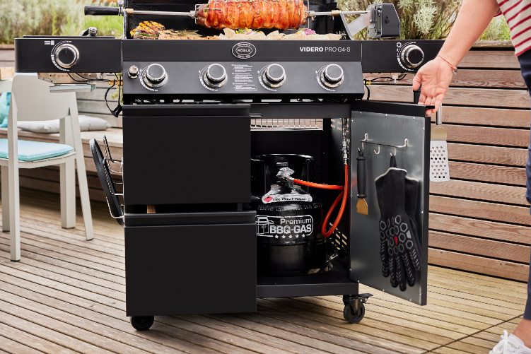 Gasbarbecue G4-S Vario+, 30 mbar - Rösle | Videro Pro