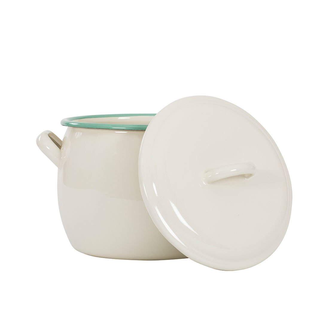 Kookpan met deksel Crème, 0,7 L -Kockums