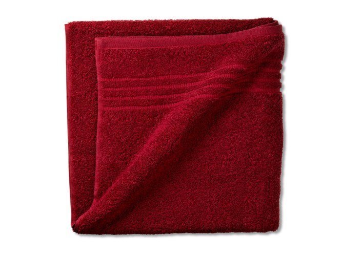 Badhanddoek, Fluweel Rood - Kela | Leonora