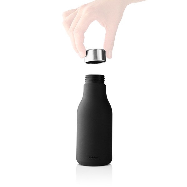Zeepdispenser, 0.2 L, 15 cm, Zwart - Eva Solo | Squeeze