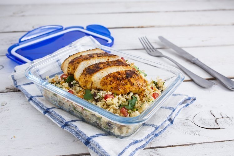 Cook & Go Rechthoekige Schaal Met Deksel - Set van 3 Stuks - Blauw - Pyrex