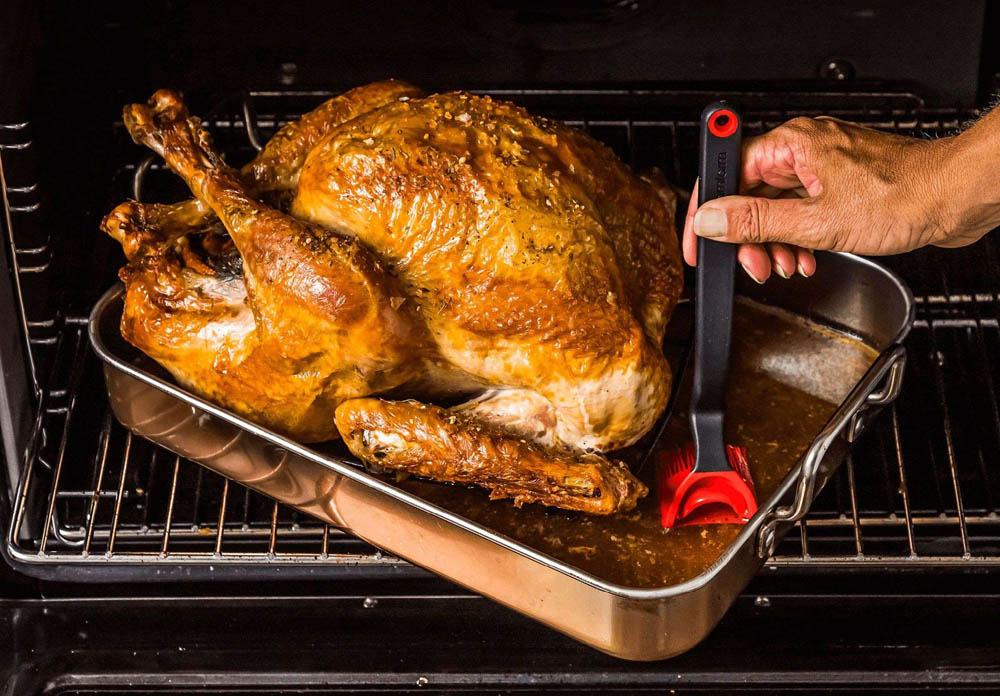 Bakkwast, Rood - Brizzle - Siliconen - Voor invetten, sauzen en marinades | Dreamfarm