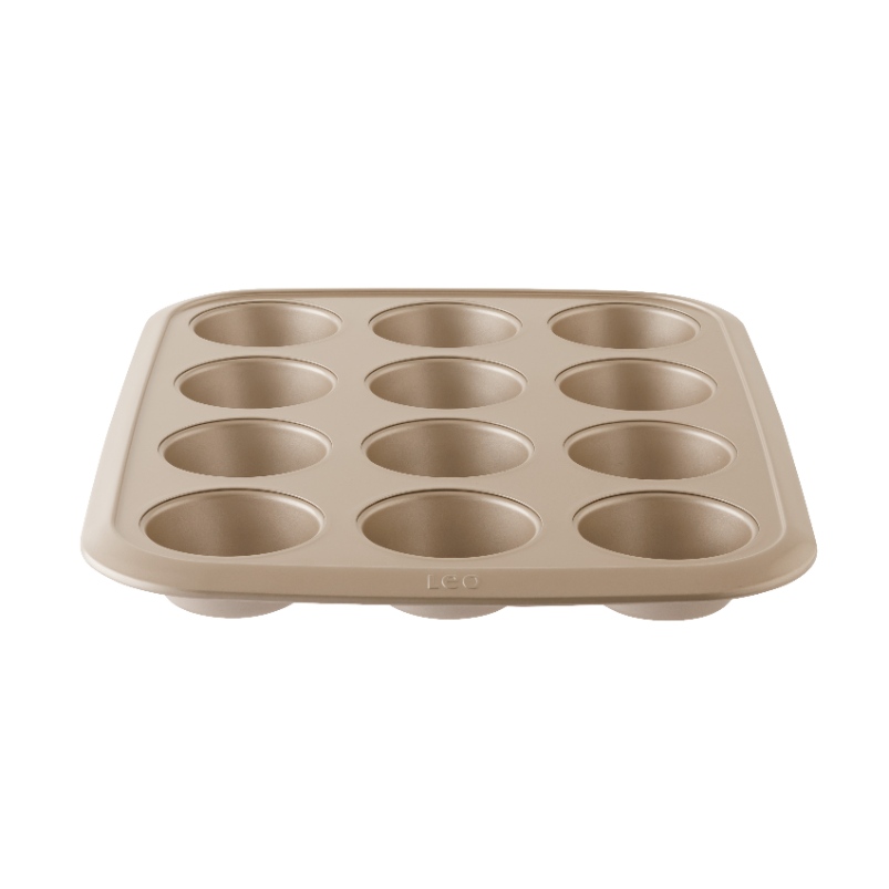 Balance Cupcakevorm/Muffinvorm, 12 Stuks, Carbonstaal, Non-Stick, 8 cm - BergHOFF | Leo Line