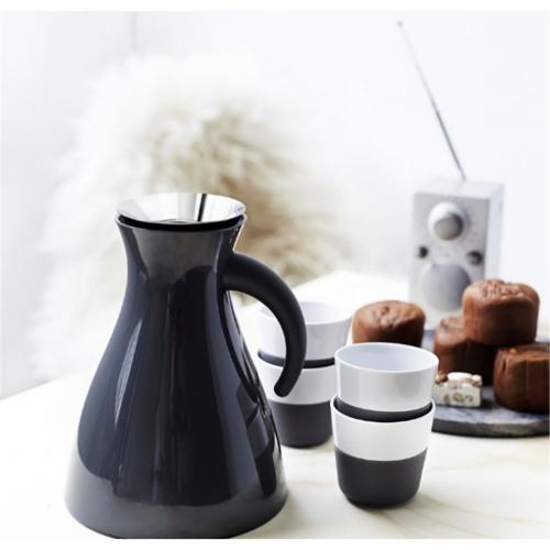 Latte macchiato mokken , set van 2 Carbon black - Eva Solo