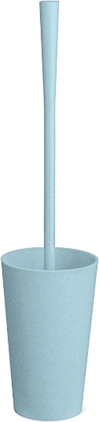 Toiletborstel met Houder, Organic Recycled, Natuur Bloemen Blauw - Koziol | Rio