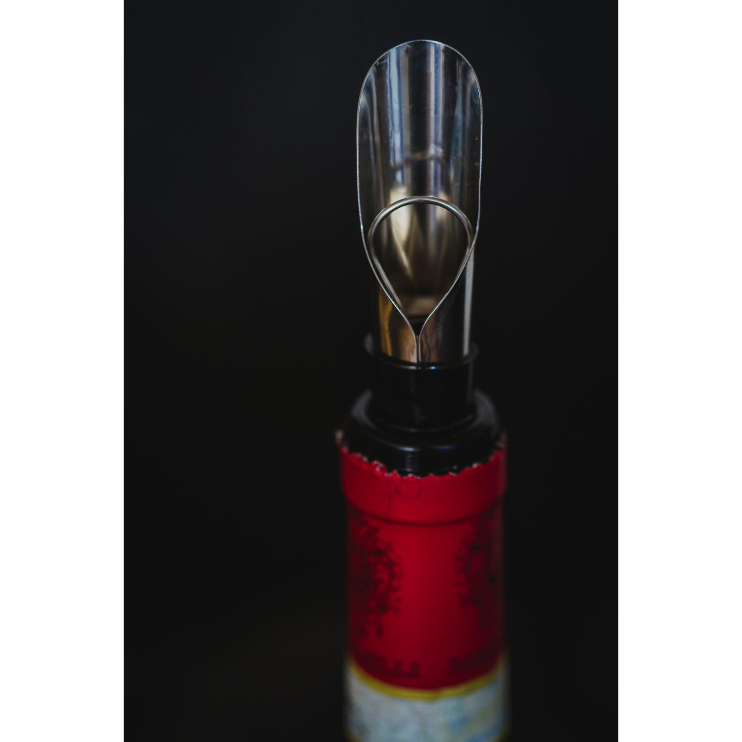 Wijnfles Schenktuit Met Stopper, RVS - BarCraft