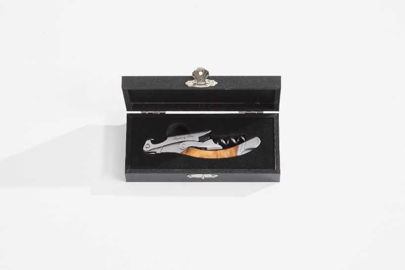 Kurkentrekker, Olijfhout/RVS - In Luxe Giftbox - Laguiole by Haws