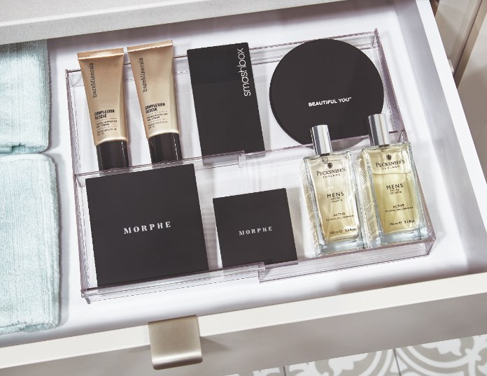 Lade Organizer, Uitschuifbaar, 24.8 x 17.2 x 4.5 cm, Kunststof - iDesign | The Home Edit