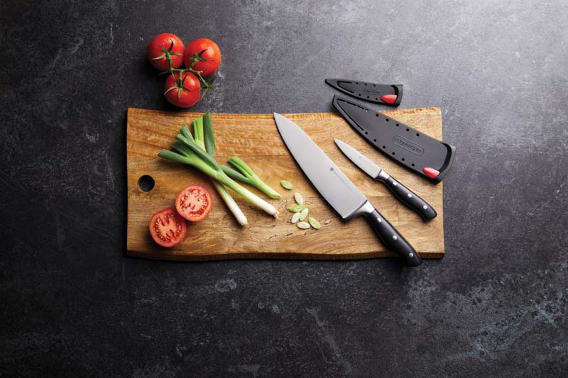 Koksmes 20cm, Zelfscherpend - RVS - Duurzaam - Chefs Knife - MasterClass | EdgeKeeper