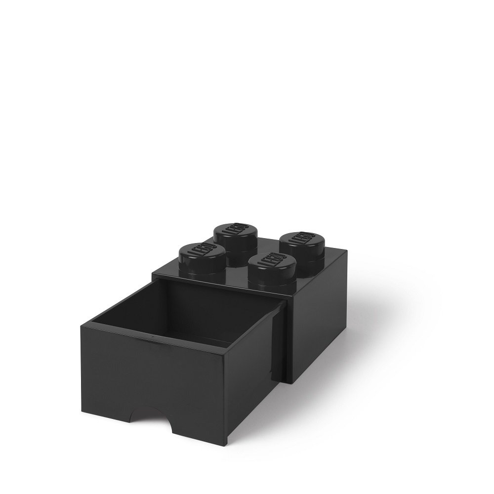 Bureaulade Brick 4, Zwart - LEGO